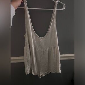 Princess Polly tay romper beige